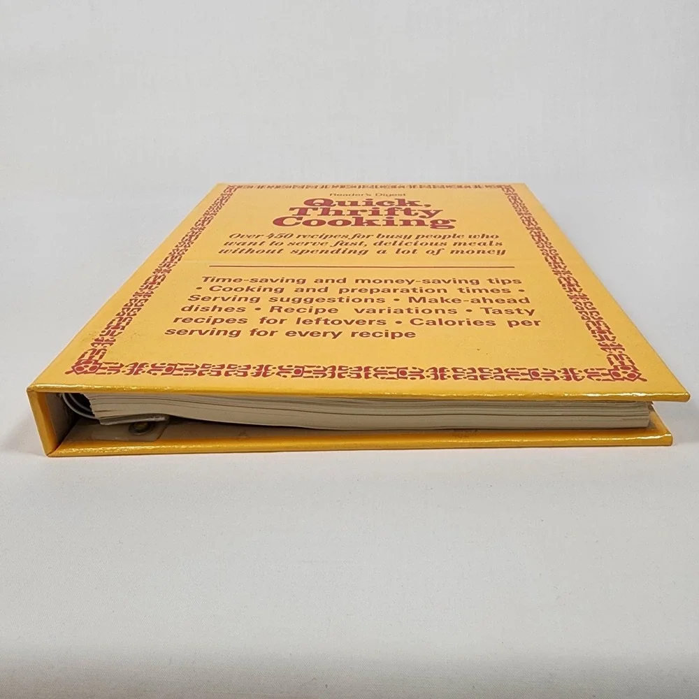 Quick, Thrifty‎ Cooking Reader's Digest 450 Recipes Stands Alone Cookbook 1985